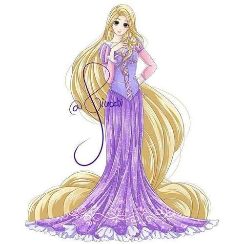 可爱仙女紫色迪士尼公主头像