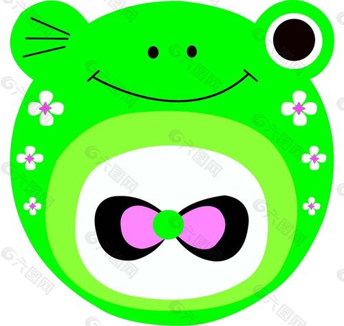青蛙头像卡通图