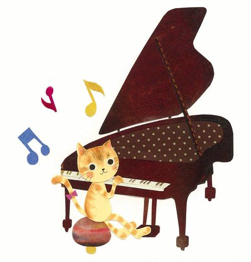 弹琴的猫头像