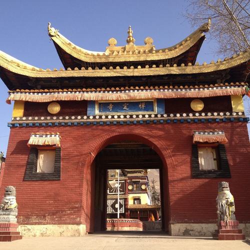 藏式微信头像寺庙图