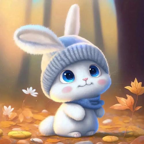 可爱卡通小兔子的头像