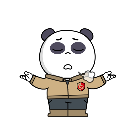 熊猫军事化头像