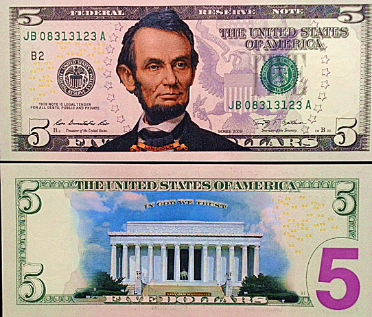 美国纸币上面的头像是谁