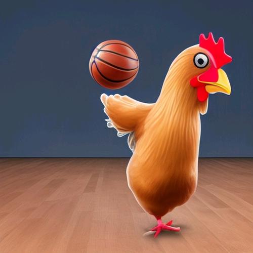 篮球鸡头像图片