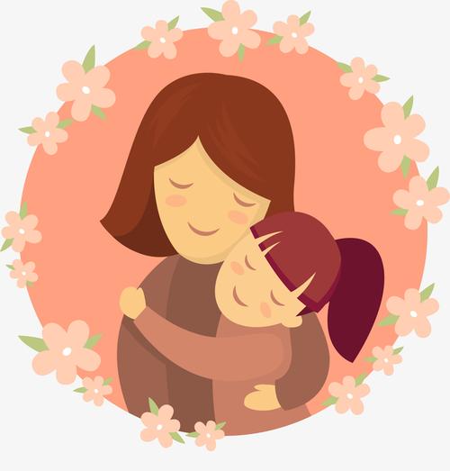 母女头像妈妈抱女儿