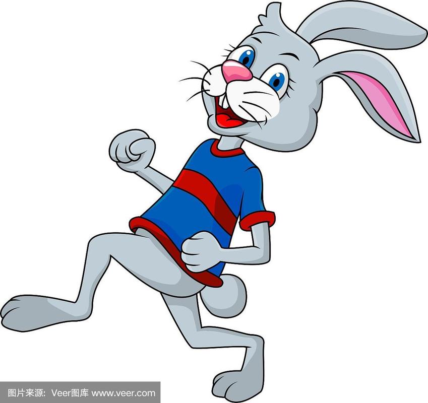 兔兔跑步头像