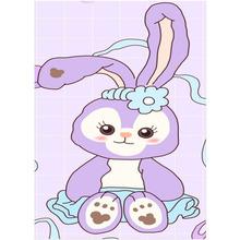 动漫头像可爱小兔子紫色