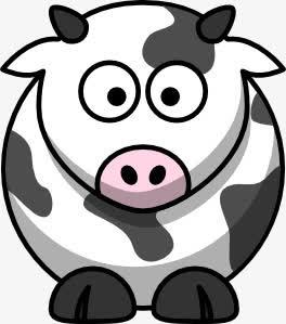 牛的卡通动物头像