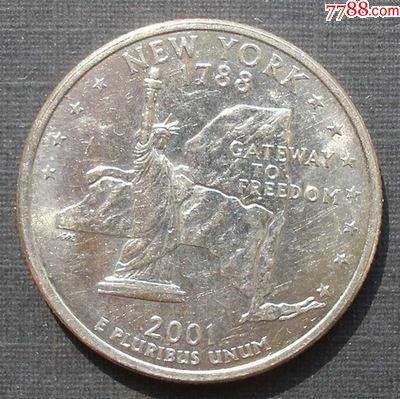有美国华盛顿头像的硬币