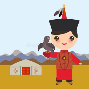 蒙古图片头像儿童