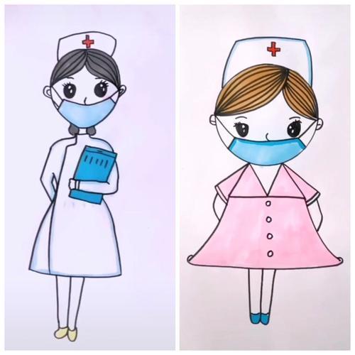 护士头像简笔画图片大全简单