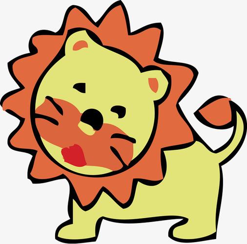 小狮子的卡通头像