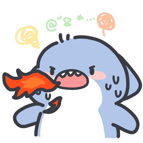 鲨鱼的动漫头像情侣