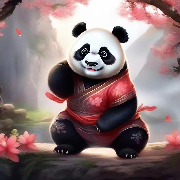 熊猫头像代表中国