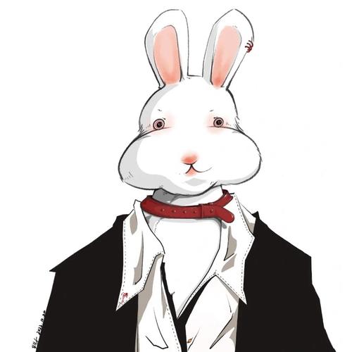 兔子动漫人物头像男生