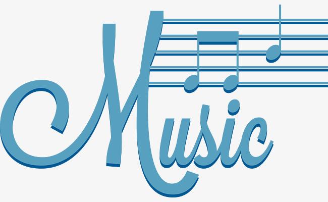 音乐logo头像素材蓝色