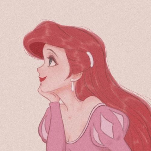迪士尼公主头像 可爱 手绘