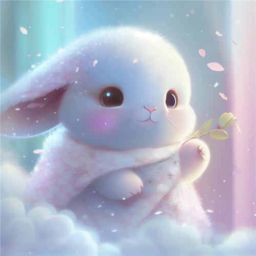 可爱卡通小兔子的头像