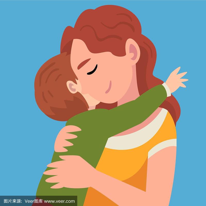 卡通微信头像妈妈抱孩子
