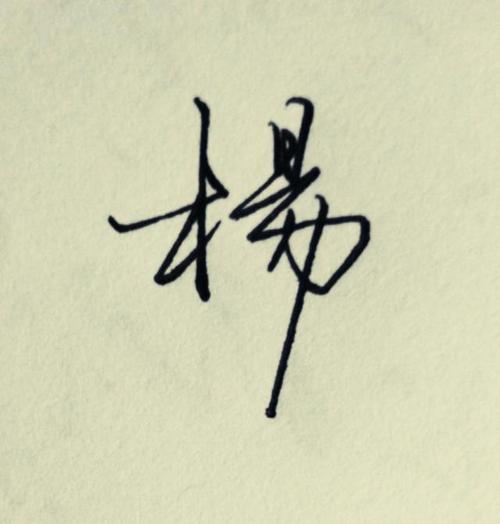 杨签名微信头像