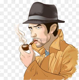 男人抽烟斗图片 头像