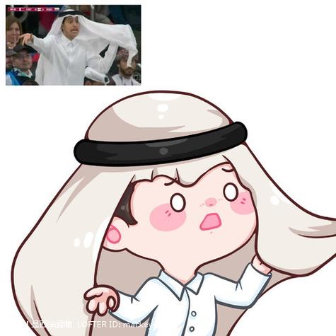 卡塔尔王子图片漫画头像