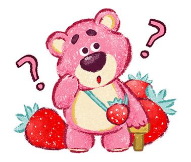 草莓熊可爱头像全部