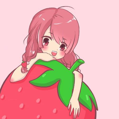 可爱的女生头像水果草莓