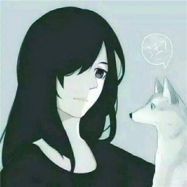情侣头像两只猫咪黑白系