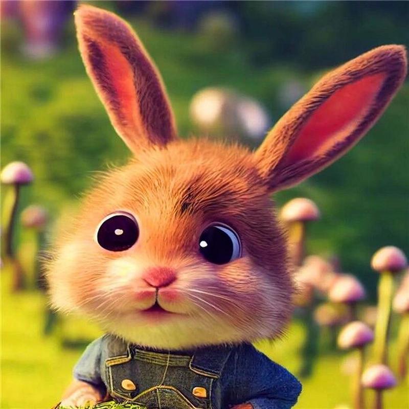 微信兔子头像高清头像可爱