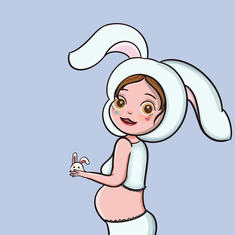 兔宝宝少女头像