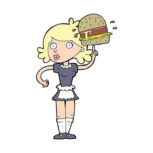 女生抱着汉堡玩具的头像