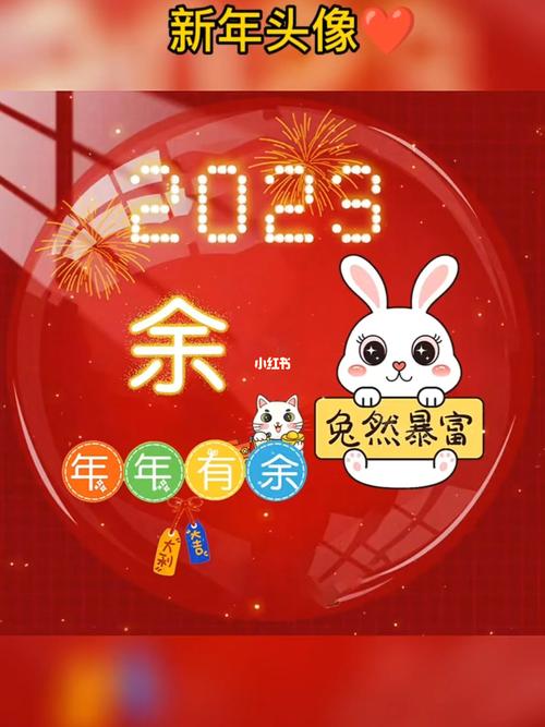 2023年兔年的姓黄新年头像