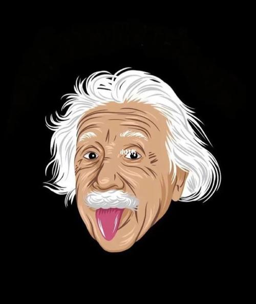 爱因斯坦漫画图片头像夸张