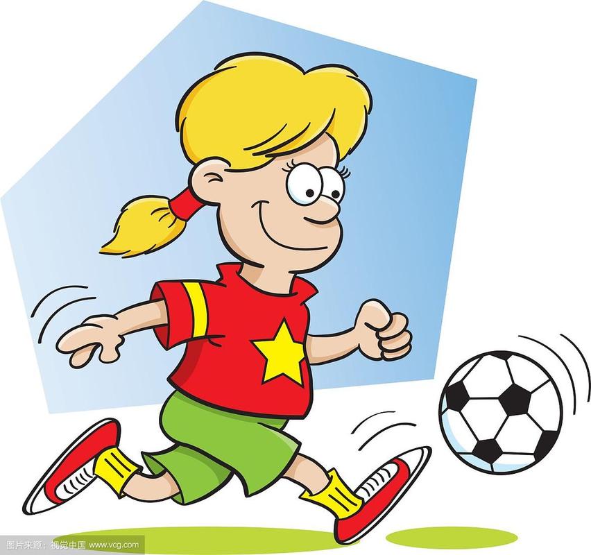 足球有关女生卡通头像