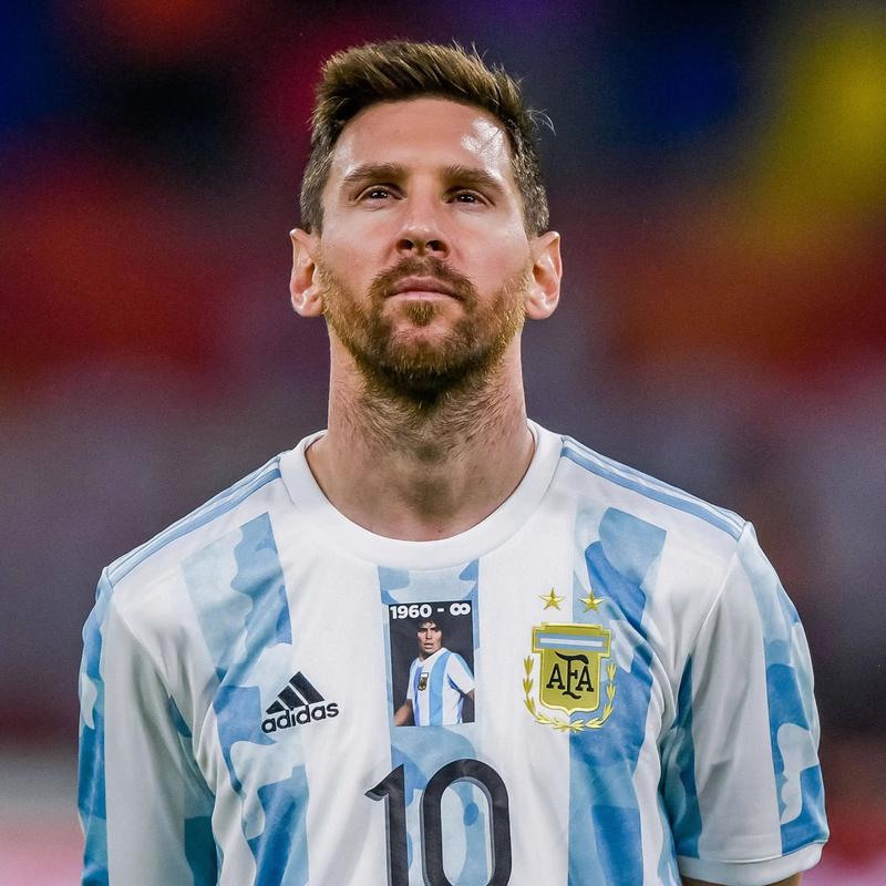 世界杯阿根廷梅西头像