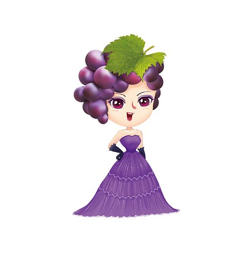 水果女生头像葡萄
