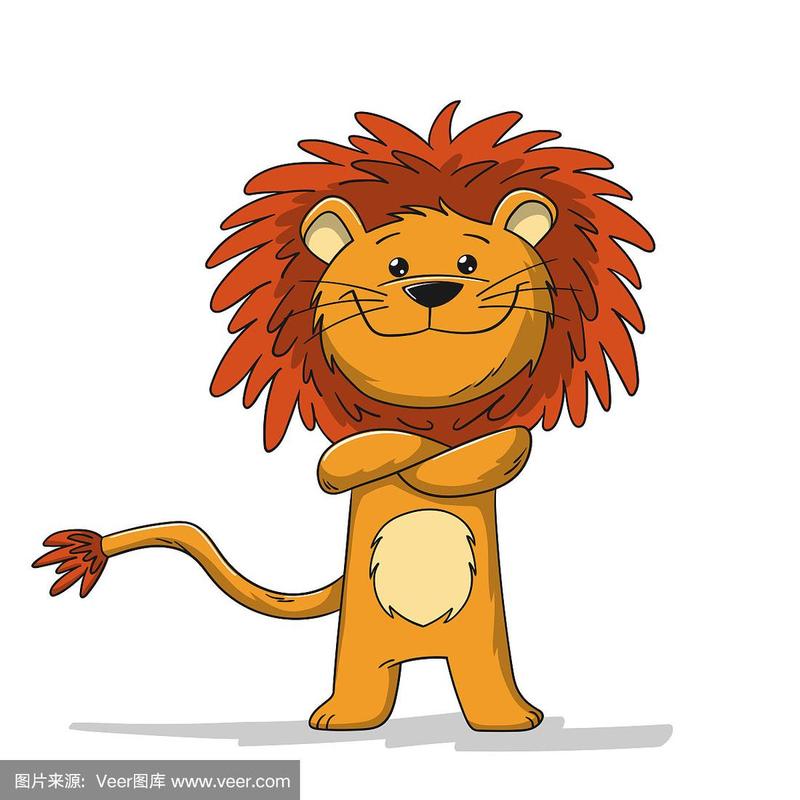 狮子卡通高清头像