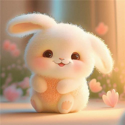 可爱呆萌的小兔子头像