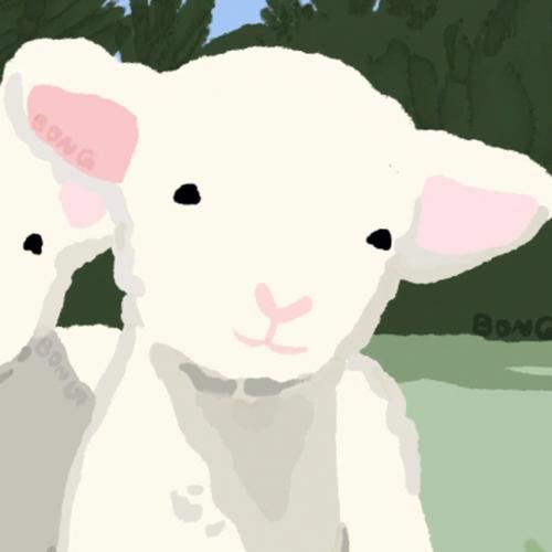 羊头像唯美头像图片