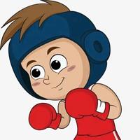 拳击可爱人物卡通头像
