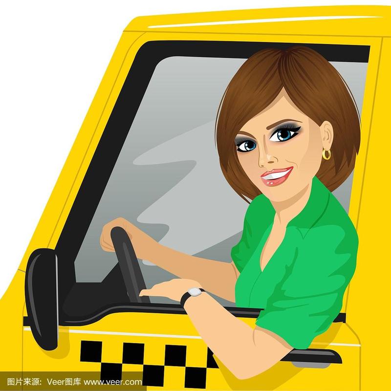 女出租车司机头像