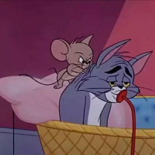 好看的情侣的头像猫和老鼠