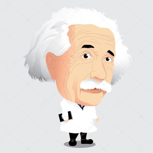 爱因斯坦漫画图片头像夸张