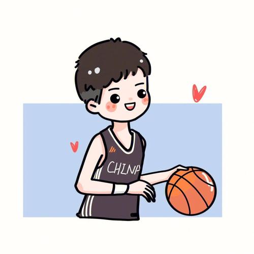 篮球卡通头像情侣