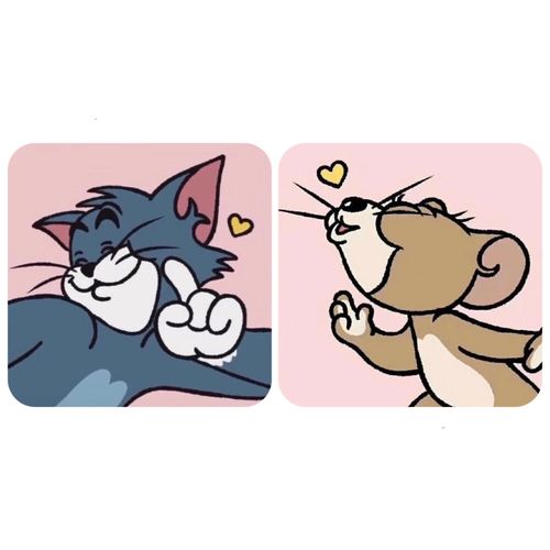 抖音猫和老鼠情侣头像和背景图