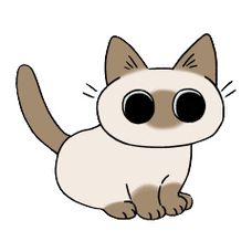 暹罗猫可爱动漫头像图片